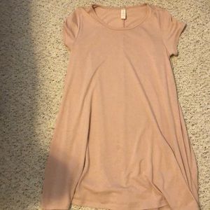 soft light pink dress